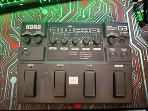 KORG G3 Guitar Performance Processor Multi Effect Pedal UNIT ONLY Tested Works - Picture 1 of 1