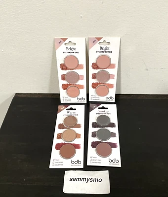 bdb Billion Dollar Brows Eyeshadow Trio Refills-  Bright, Smokey, Warm- 4 total - Image 1 of 4