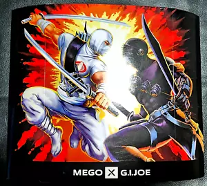 Mego X G.I. Joe Storm Shadow & Snake Eyes Action Figure Set New In Sealed Box - Picture 1 of 1