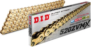 D.I.D 1990-1993 DR650S FITS SUZUKI SUPER STREET 520ZVMX-120 X-RING CHAIN GOLD 52 - Picture 1 of 1