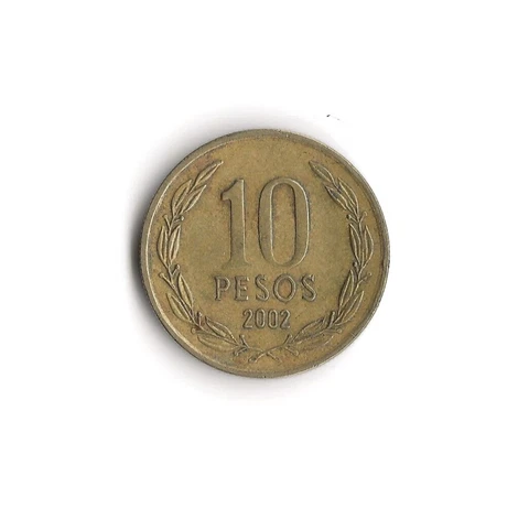 2002 Chile - 10 Pesos - 633 Cover