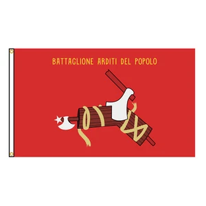 Bandiera Battaglione Arditi del popolo Italia Comunista 60x90 o 90x150cm - Imagen 1 de 4