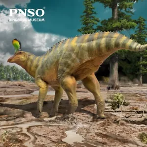 PNSO 2022 Xiaoqin lo Tsintaosaurus dinosauro linea museale in scala 1:35 - Photo 1/5
