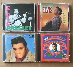 ELVIS PRESLEY 1956 Self-Titled + Elvis + Loving You 2005 Remastered 4 CD Lot NM - Foto 1 di 14