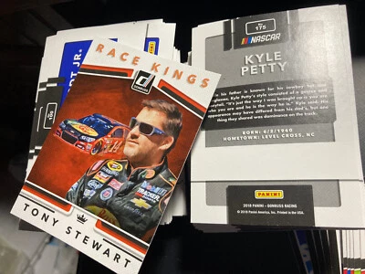 2018 Panini Donruss NASCAR Set #1-175 missing 2 cards + 25 card variation SP set - Image 1 of 3