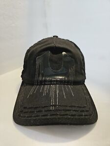 Rare True Religion Vintage Men's Black adjustable Strap Hat/Cap 349-086401