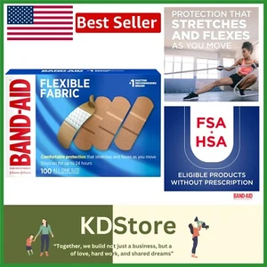 Vendajes adhesivos de tela flexible marca curita, 100 unidades - Imagen 1 de 10