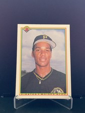 Moises Alou 1990 Bowman Rookie Card #178 Pirates
