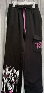 Disney Hocus Pocus Jrs Black Sweatpants XXS (00) Cargo/Slash Pockets Drawstring - Picture 1 of 7