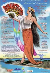 30. JAHRSTAG SOMMER DER LIEBE Flyer Jefferson Raumschiff Ken Kesey Jello Biafra - Bild 1 von 2