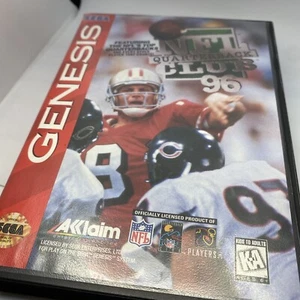 NFL Quarterback Club 96 (Sega Genesis, 1996) Complete CIB Video Game Cartridge - Picture 1 of 6