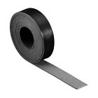 Leather Straps for Crafts, 1/2" Wide Grain Leather Strips(Black)