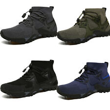 Mens Hiking Boots Lightweight Walking Hiker Trail Ladies Trainers Shoes Size UK