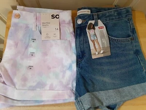 Levi's & SO Girls Shorts Size 14 NEW WITH TAGS - Picture 1 of 5