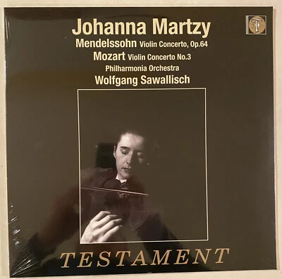 JOHANNA MARTZY Mendelssohn Mozart Violin Cto Sawallisch 180 gram vinyl SEALED LP - Image 1 of 2