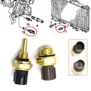 2x Coolant Fan Switch & Coolant Temperature Sensor For HONDA CR-V Civic ACURA , - Bild 1 von 7