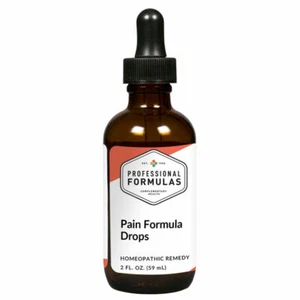 Pain Formulas Drops 2 OZ Professional Formulas Minor Aches Pains Inflammation - Picture 1 of 1