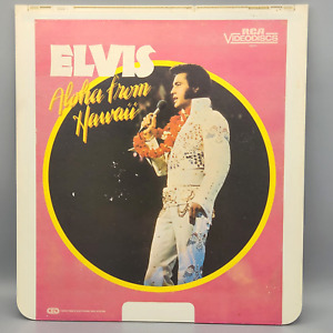 Vintage Elvis Presley VideoDisc "Aloha from Hawaii" CED Video Disc 1983