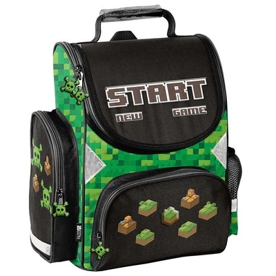 MINECRAFT Schulranzen Ranzen rucksack PIXEL Schultasche fur Jungen 1. Klasse - Bild 1 von 4