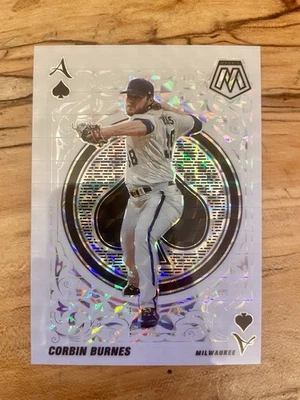 2022 Panini Mosaic - Aces Corbin Burnes #A-11 Mosaic Prizm - Image 1 of 2