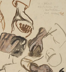 E. GEBHARDT (1838-1925), Handstudien, um 1884, Öl Realismus Biblisches 1850-1899 - Picture 1 of 4