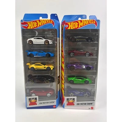 Hot Wheels HW автосалон автомобиль подарок 5 пакетов набор из 2 ассортимента JBJ89 HTV49 - Изображение 1 из 4