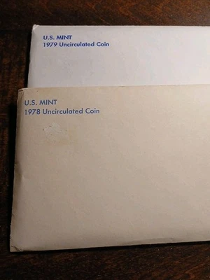 1978 And 1979 US Mint Sets Original Packaging. Philadelphia And Denver Mints - Image 1 of 4