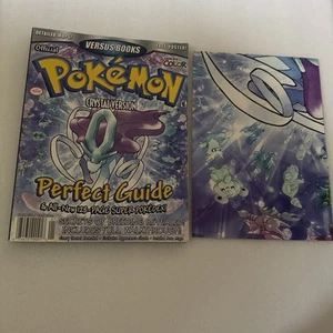 Pokemon Crystal Perfect Guide Versus Books W/Poster ULTRA RARE VARIANT VGC  - Picture 1 of 24