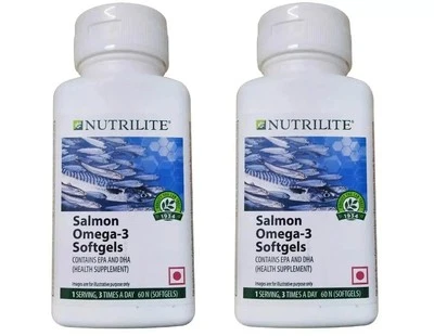2x Amway Nutrilite Lachs Omega 3 Tabletten - 120N schneller Versand ohne...