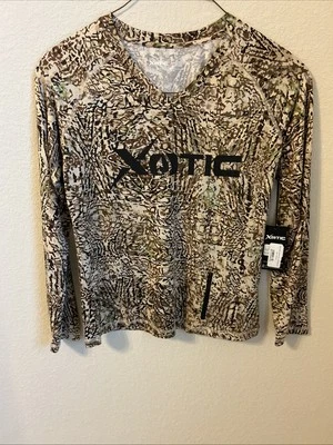 NWT XOTIC Women’s Sz S Camo Hunting And Fishing Shirt - Image 1 of 4