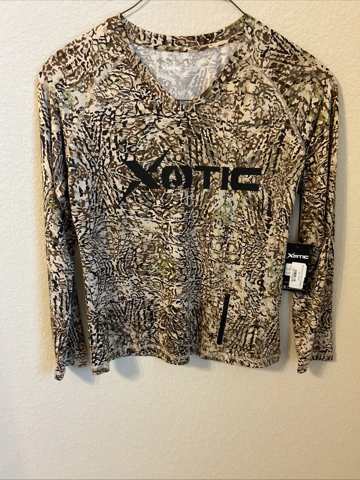 NWT XOTIC Women’s Sz S Camo Hunting And Fishing Shirt - Image 1 of 4