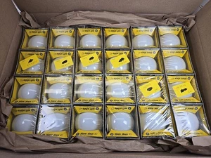 24 GE 40W Soft White Decorative G25 Light Bulbs Lamps Globe Vanity Standard base - Picture 1 of 5