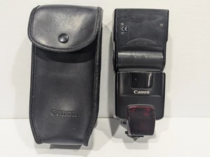 Canon Speedlite 550EX Shoe Mount Electronic Flash Tested Working Includes Case  - Picture 1 of 19