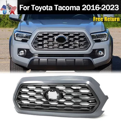 For Toyota Tacoma 2016-2023 TRD Front Bumper Upper Grille Assembly Cement Grey Foto 1 de 4