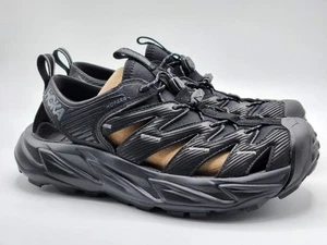 Hoka Hopara Hiking Sandals-Black/Castle Rock - Women's US 9 - Picture 1 of 7