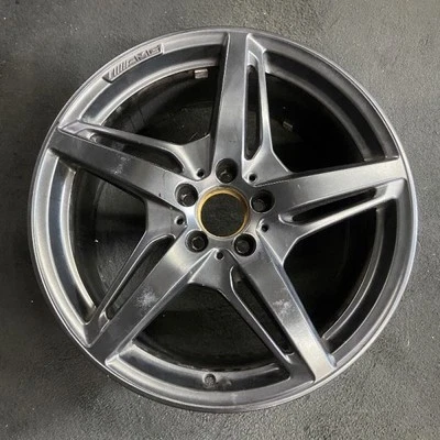 Front AMG Mercedes-benz Black GT OEM Wheel 19” 2016-2021 Rim Original 85472B - Image 1 of 4