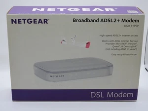 NETGEAR Broadband ADSL2 + Modem works with AT&T Verizon Qwest ^ Century Link - Picture 1 of 5