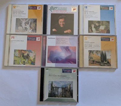 Lot Of 7 CDs Classical Music Liszt Mozart Strauss Respighi Beethoven Williams - Image 1 of 4
