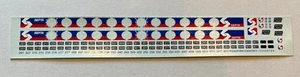 ISLAND MODEL WORKS HO DECAL-SEPTA (PHILADELPHIA) SILVERLINER II MU CAR - Picture 1 of 1