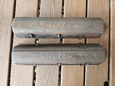Cadillac Script V8 331 1949 1950 cubiertas de válvula Hot Rod 365 390 Foto 1 de 4