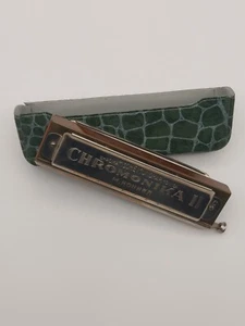 M. Hohner Chromonika II mit eleganter Hülle - Bild 1 von 9