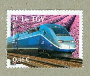 FRENCH POSTAGE - LE TGV STAMP 2002 LA POSTE 0,46 FRANCE - Picture 1 of 1