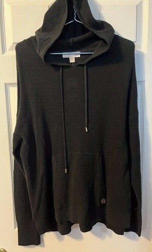 Felpa con cappuccio donna Michael Kors nuova con etichette maglione taglia XL vendita al dettaglio $110 00