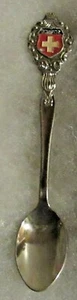#318) SILVER PLATED TEA SPOON SCHWEIZ SWITZERLAND LANDLOCKED COUNTRY EUROPE - Foto 1 di 2