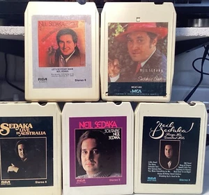 5 Neil Sedaka 8 Track Tape Lot - Picture 1 of 12