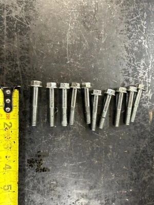 22HP Kawasaki FR651  crankcase sump cover bolts #KM-92153-7054 - Image 1 of 4