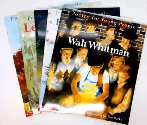 Book Poetry For Young People Lot 5 Walt Whitman Emily Dickinson Lewis Carroll - Picture 1 of 6