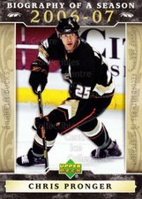 2006-07 Upper Deck Biography of a Season #8 Chris Pronger