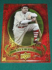 BABE RUTH 2007 Upper Deck Holiday Season's Greetings Jumbo Oversized PROMO Card