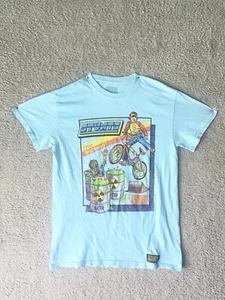Stunts for Beginners T-Shirt By Steven Rhodes Size Small Light Blue - Picture 1 of 7